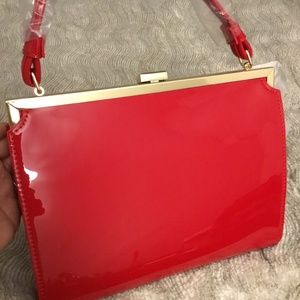 Sunset + Spring Vinyl Convertible crossbody bag